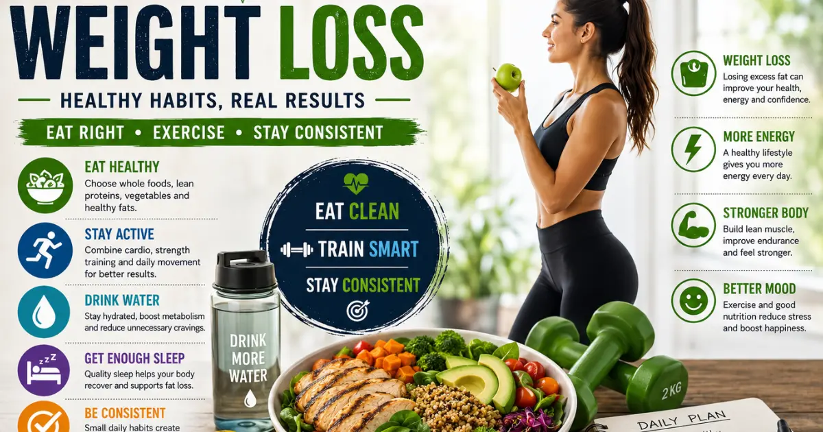Weight Loss Made Simple: Your Complete Guide to Healthy Fat Loss Through Exercise, Nutrition, and Consistency