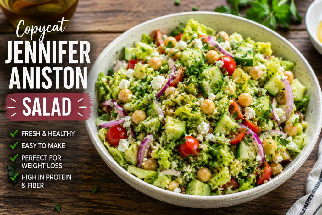 الصورة الحالية: سلطة جينيفر أنيستون المقلدة